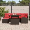 vidaXL Garten-Sofa-Set mit Speicher 7 pcs Braun Poly Rattan 3357417 Bild 3