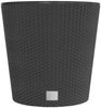vidaXL Pflanzkübel mit herausnehmbaren Einsatz Anthrazit 35/37,5 L PP 364686 Bild 4