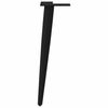 vidaXL Couchtischbeine Konische Form 4 Stk. Schwarz 42-43 cm Stahl 4012512 Bild 5