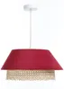BPS Koncept 0SE0-007 Hängeleuchte SENSEI Satin auf PVC-Kunststoff rot, beige 1xE27 60W H:105cm Ø40cm dimmbar Bild 5
