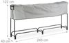 Relaxdays Kaminholzregal Metall Bild 4