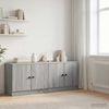 vidaXL Stauraum-Schranks für Hochbett 2 Stk. Grau Sonoma 893720 Bild 3