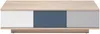 Vente-unique - FILUTIA Couchtisch Holz, Platte Beigemulticolour - B 60 cm x H 32 cm x L 120 cm Bild 2