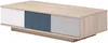 Vente-unique - FILUTIA Couchtisch Holz, Platte Beigemulticolour - B 60 cm x H 32 cm x L 120 cm Bild 3