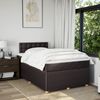 vidaXL Boxspringbett mit Matratze Dunkelbraun 120x190 cm Stoff 3289712 Bild 4