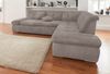 DOMO collection Ecksofa MORIC Massiv! - Belastbar bis 140 kgxSitz, hochwertig & komfortabel, XXL, L-Form, inkl. Zierkissen Bild 2