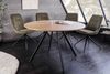 riess-ambiente Esstisch ATELIER 100cm natur/schwarz - Eiche, Metallbeine, rund, 2 Personen (Einzelartikel, 1-St), furnierter Tisch - ideal für Küche, Esszimmer, Wohnzimmer und Büro Bild 2