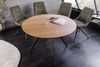 riess-ambiente Esstisch ATELIER 100cm natur/schwarz - Eiche, Metallbeine, rund, 2 Personen (Einzelartikel, 1-St), furnierter Tisch - ideal für Küche, Esszimmer, Wohnzimmer und Büro Bild 5