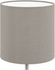 Eglo 95726 Tischleuchte Pasteri Textil taupe (graubraun) E14 1X40W H:27,5cm Ø14cm mit Kabelschalter Bild 4