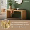 Bellamio 'Sava' Sitzbank, Bambus, natur, Holzbank ohne Lehne, 45x33x100 cm, bis 250 kg belastbar Bild 2