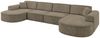 ALTDECOR Wohnlandschaft MARI-U2, Sofa Praktische Bequeme Funktionsecke Couch U-Form Eckcouch, Corner Sofa U-Form Vielseitige Sofa Wohnlandschaft Wohnzimmer Bild 2