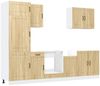 vidaXL 7-tlg. Küchenschrank-Set Kalmar Sonoma-Eiche Holzwerkstoff 3314764 Bild 2