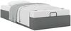 vidaXL Ottoman-Bett ohne Matratze Dunkelgrau 90x200 cm Stoff 3310848 Bild 5