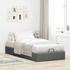 vidaXL Ottoman-Bett ohne Matratze Dunkelgrau 90x200 cm Stoff 3310848 Bild 3