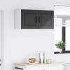 vidaXL Wandschrank PORTO Schwarz 80 x 31 x 40 cm Holzwerkstoff 885286 Bild 4