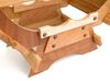 DanDiBo Weinregal Holz Stehend Weinfass 18 Flaschen Natur 77 cm Flaschenregal Flaschenhalter Fass Bild 4