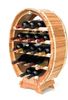 DanDiBo Weinregal Holz Stehend Weinfass 18 Flaschen Natur 77 cm Flaschenregal Flaschenhalter Fass Bild 5