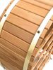 DanDiBo Weinregal Holz Stehend Weinfass 18 Flaschen Natur 77 cm Flaschenregal Flaschenhalter Fass Bild 3