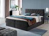 Boxspringbett Trifoli IV, Dunkelgrau, 180x200 cm Bild 2