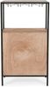 Weinregal Cascila aus Metall und MDF, klassisch, naturfarben, 12 Flaschen, 51x30x91 cm Bild 3