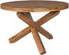 Wohnling Design Esszimmertisch, Sheesham Massivholz, rund Ø 120x75 cm Bild 2
