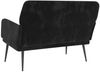 vidaXL Sitzbank Schwarz 108 x 79 x 79 cm Samt [351419] Bild 5