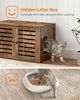 FEANDREA Katzenklo Schrank, Katzentoilette, Katzenhaus, mit Türen, vintagebraun von SONGMICS PCL003X01 Bild 2