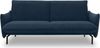 DOMO. collection Sofa 700 003, 2-Sitzer Liege, Rechteckig, Schlaffunktion, Füße mit Filzgleitern, 2er Couch, Polstergarnitur, 234 x 95 x 102 cm (BxTxH), blau Bild 2