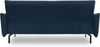 DOMO. collection Sofa 700 003, 2-Sitzer Liege, Rechteckig, Schlaffunktion, Füße mit Filzgleitern, 2er Couch, Polstergarnitur, 234 x 95 x 102 cm (BxTxH), blau Bild 5