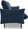 DOMO. collection Sofa 700 003, 2-Sitzer Liege, Rechteckig, Schlaffunktion, Füße mit Filzgleitern, 2er Couch, Polstergarnitur, 234 x 95 x 102 cm (BxTxH), blau Bild 4