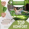 KESSER® Hängematte HILL mit Gestell Kissen Doppelhängematte für 2 Personen-Stabiler Rahmen -200kg Belastbarkeit Indoor & Outdoor XXL Hängesessel Doppel Mehrpersonen Garten Pool Balkon Terrasse Khaki Bild 3