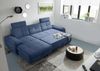 Polsterecke mit Funktion ALBA, Dark Blue, Recamiere links Bild 2