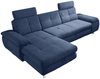 Polsterecke mit Funktion ALBA, Dark Blue, Recamiere links Bild 4
