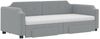 vidaXL Tagesbett Ausziehbar mit Schubladen Hellgrau 100x200 cm Stoff 3197693 Bild 3