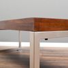 Couchtisch MODA 120cm Dark-M Massivholz Wohnzimmertisch Mango Holz Metall Design Bild 3