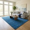 Gabbeh Teppich - Softy - Uni 350 x 250 cm - blau Bild 2