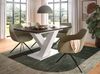 Esstisch Home-X in grau und weiß ausziehbar 150 - 190 cm Bild 5
