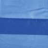 Transparente Bistrogardine Raffoptik mit Stangendurchzug in Voile, schlicht und modern in vielen verschiedenen Farben erhältlich (80 x 110 cm / blau - mittelblau) Bild 3