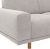 Sofa 2-Sitzer Kattryna Flachgewebe silber Bild 5