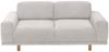 Sofa 2-Sitzer Kattryna Flachgewebe silber Bild 2