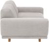 Sofa 2-Sitzer Kattryna Flachgewebe silber Bild 3