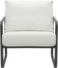 CLP Lounger Manea mit Metallgestell,weiß Kunstleder Bild 3