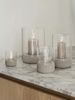 Blomus Calma Windlicht M, Kerzenhalter, Dekolichthalter, Beton / Glas, Steel Gray Smoke, H 20 cm, 66230 Bild 2