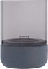 Blomus Calma Windlicht M, Kerzenhalter, Dekolichthalter, Beton / Glas, Steel Gray Smoke, H 20 cm, 66230 Bild 5