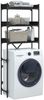 vidaXL Waschmaschinenregal Schwarz 67x25x163 cm Holzwerkstoff 838978 Bild 5
