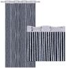 Fadenvorhang Lurex-Optik Fadengardine Türvorhang mit Ösen, trendige Dekoration in vielen verschiedenen Ausführungen erhältlich (140x250 cm / silber - silber metallic) Bild 2
