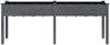 vidaXL Pflanzkübel mit Einsatz Grau 203x53x76 cm Massivholz Tanne 364241 Bild 4