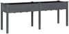 vidaXL Pflanzkübel mit Einsatz Grau 203x53x76 cm Massivholz Tanne 364241 Bild 2