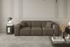Sofaset Designersofa CELES 3-2-1 in Stoff Opera Velvet Taupe Bild 2