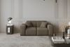 Sofaset Designersofa CELES 3-2-1 in Stoff Opera Velvet Taupe Bild 3